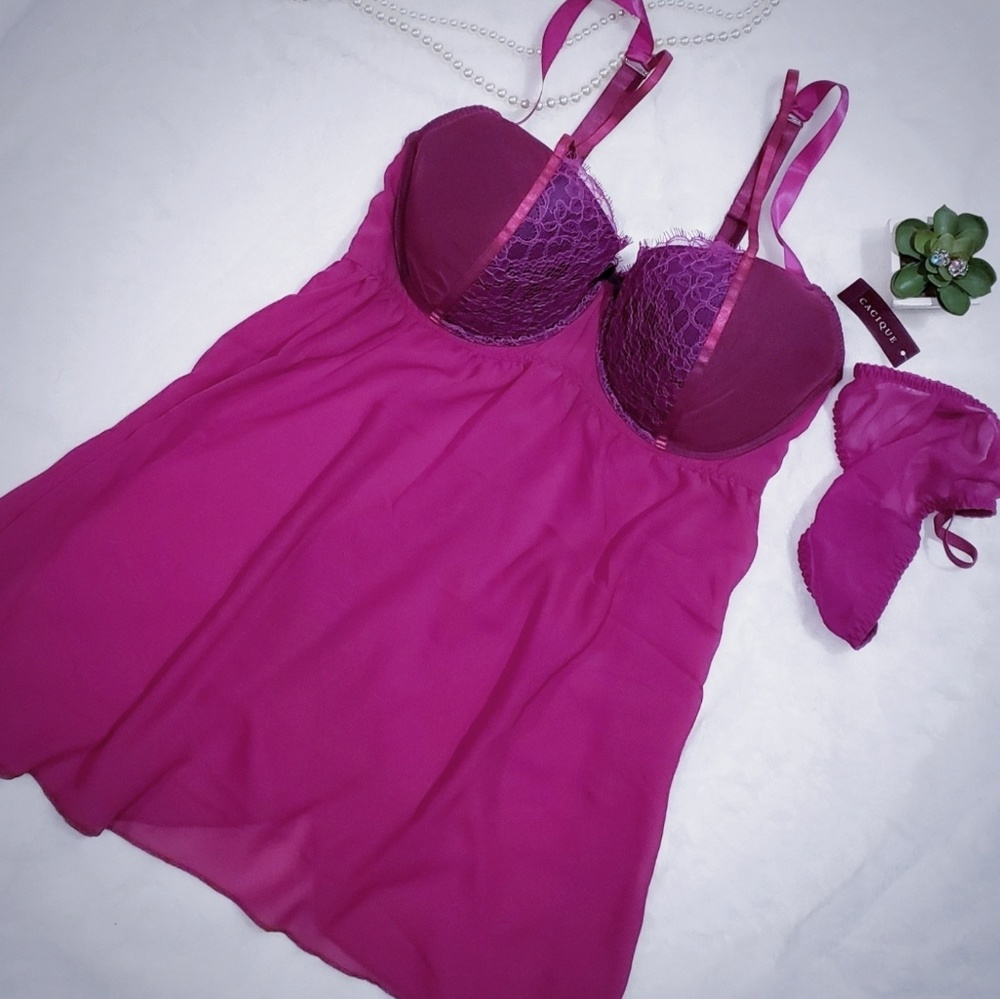 Cacique lingerie babydoll (NWT)